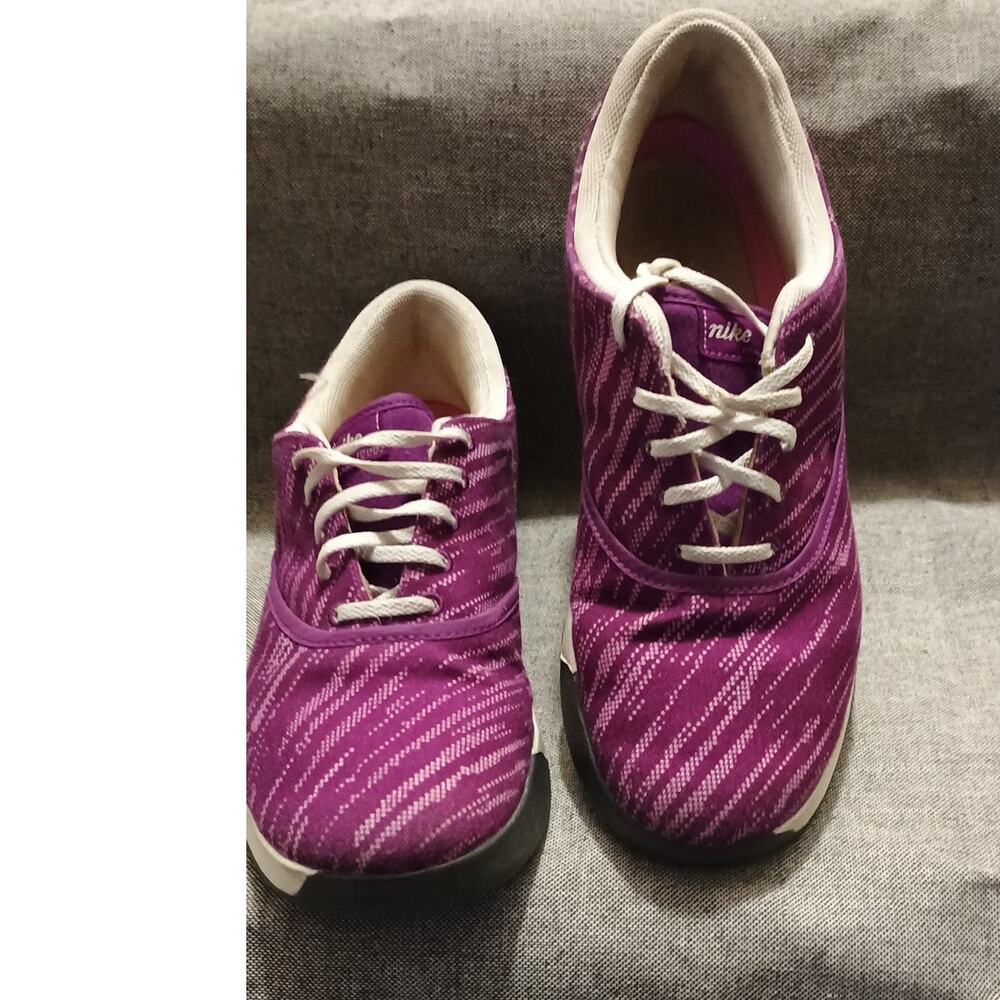 Women's Nike Lunarlon Spikeless Golf Shoes #549593 Grape/Pink - Size 10 ***